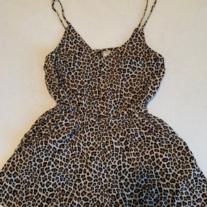 Leopard Print Short Romper H&M